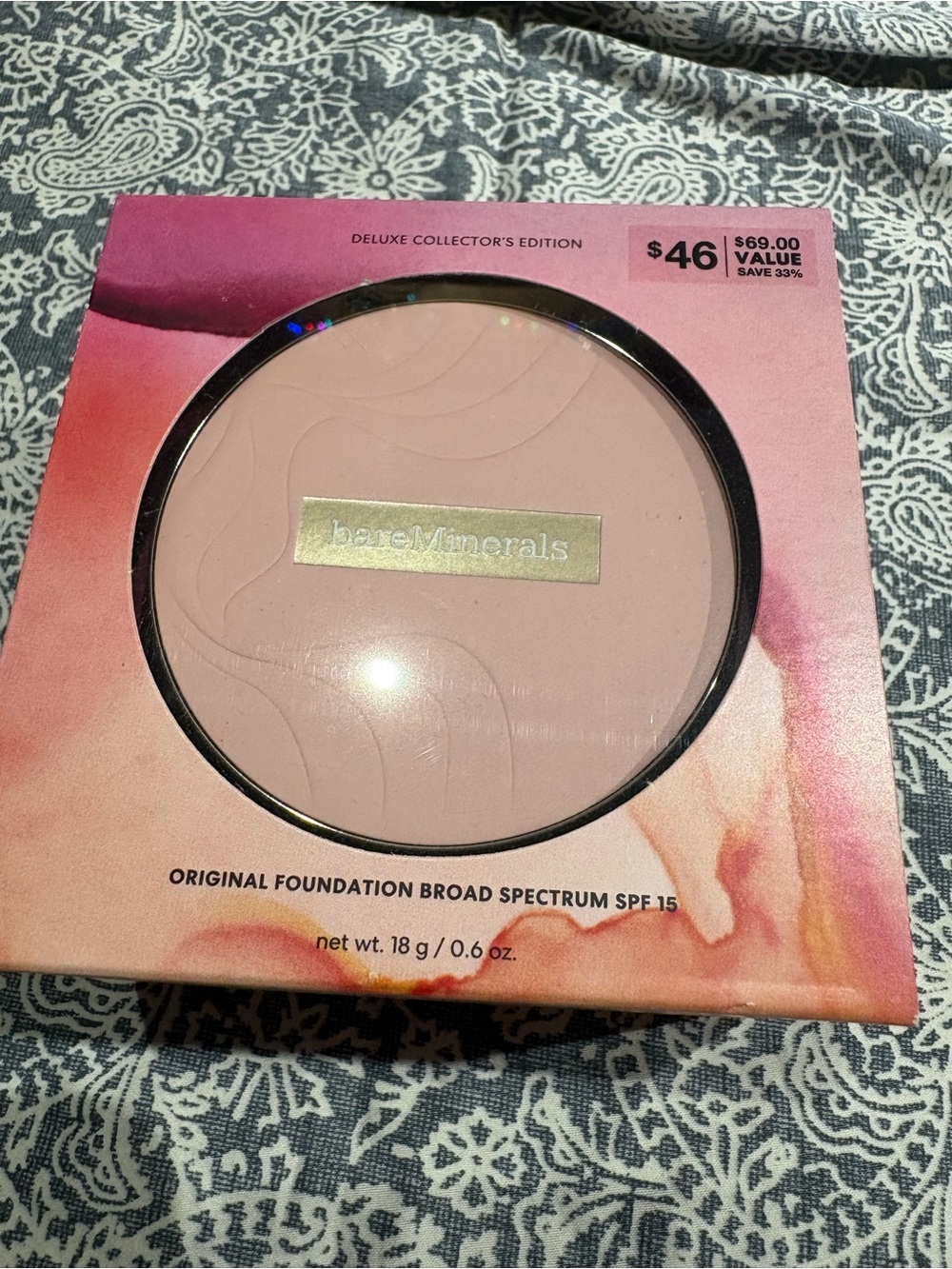 New Bare Minerals medium 10 original foundation deluxe collector’s edition
